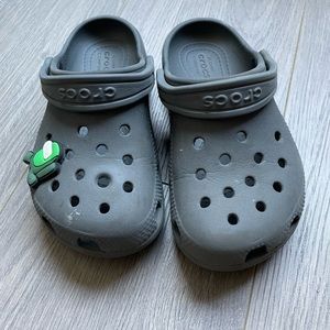 Gray crocs size 10C